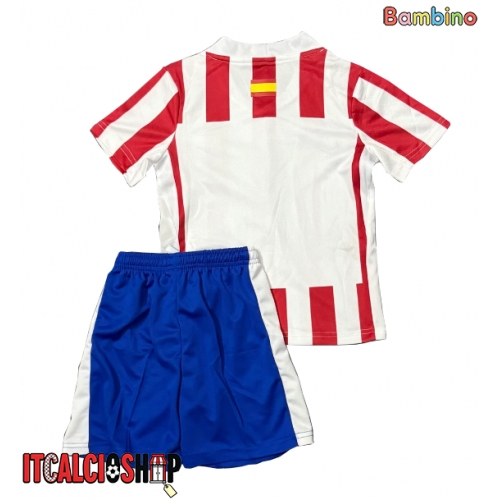 Atletico Madrid Prima Maglia Bambino 2026-27 Manica Corta (+ Pantaloni corti)